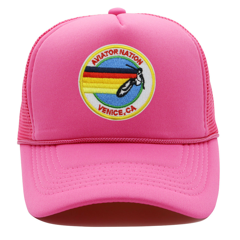 Bass Pro Shops Hat Spring/Summer Embroidery Baseball Cap Outdoor Sports Mesh Cap Cap