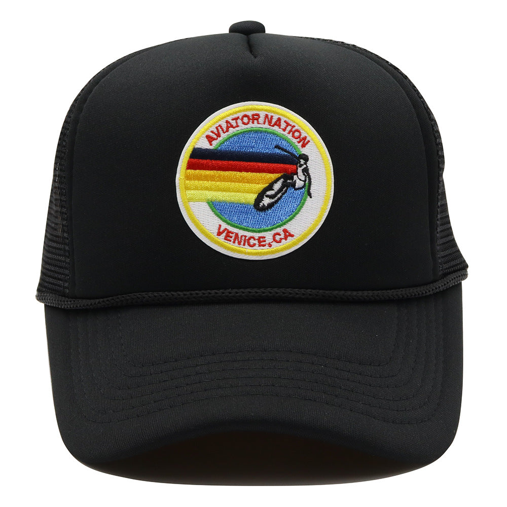 Bass Pro Shops Hat Spring/Summer Embroidery Baseball Cap Outdoor Sports Mesh Cap Cap