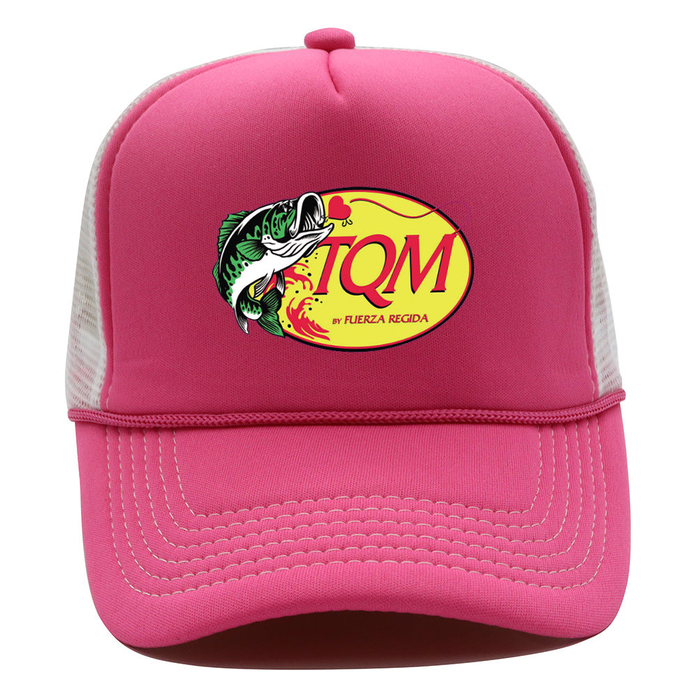 Bass Pro Shops Hat TQM Baseball Cap Printed Summer Outdoor Shade Casual Cap