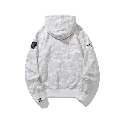 Bathing Ape Hoodie Autumn Camouflage Hooded Pullover Sweater