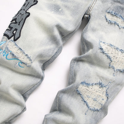 Amiri Jeans Ripped Stretch Jeans