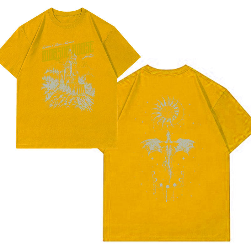 Basgiath War College Fourth Wing Dragon Rider Graphic T Shirt