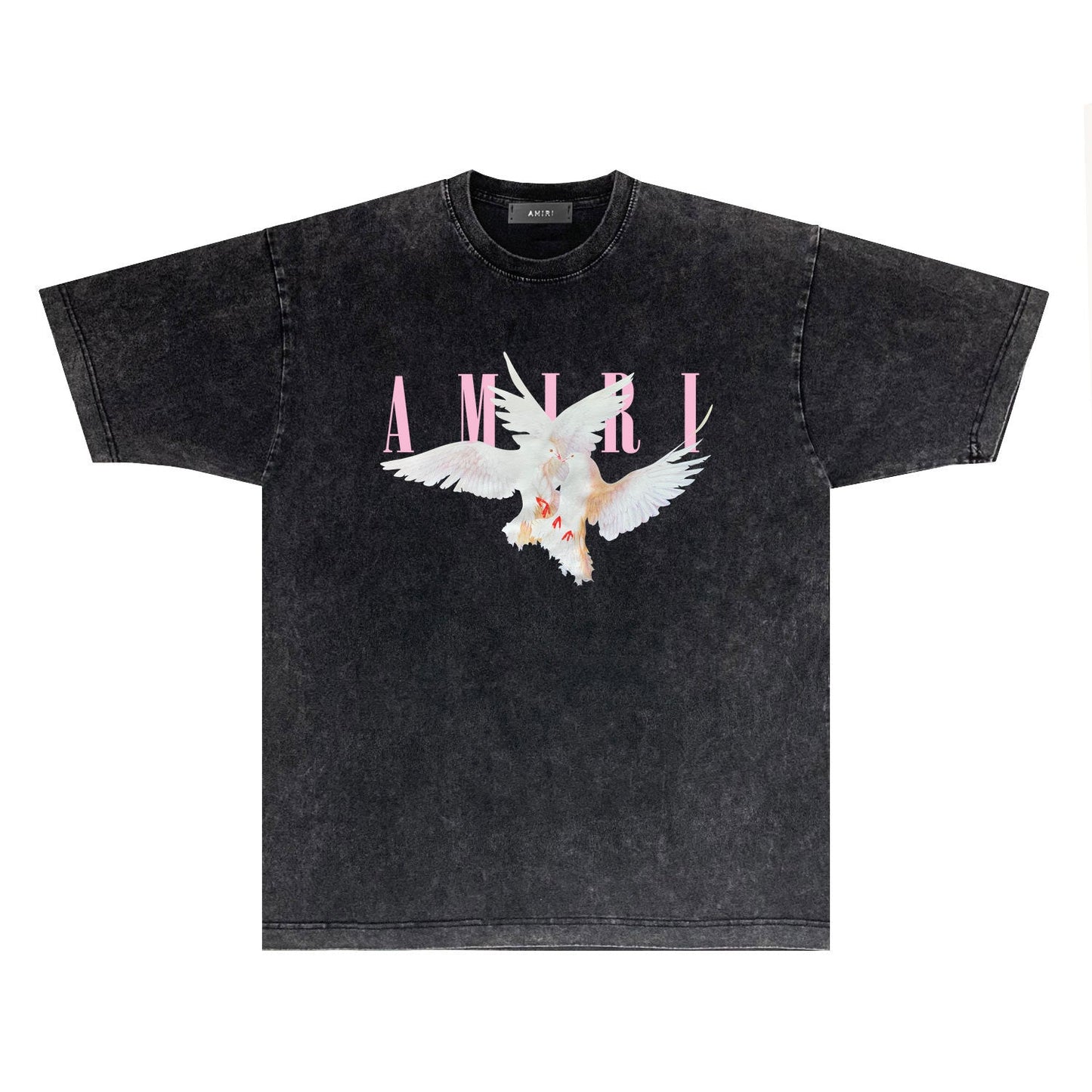 Amiri T-Shirt Distressed Retro Short Sleeve T-shirt