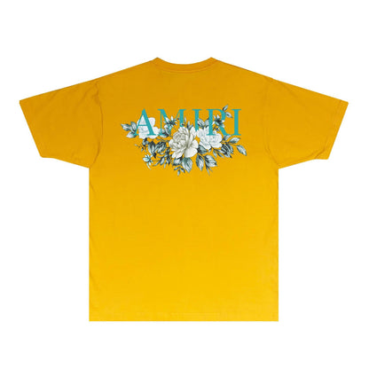 Amiri T Shirts Fashion Brand T Shirt Short Sleeve T-shirt Blouse