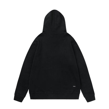 Amiri Hoodie AMI Micro Label Letter Print Pattern Hooded Sweater