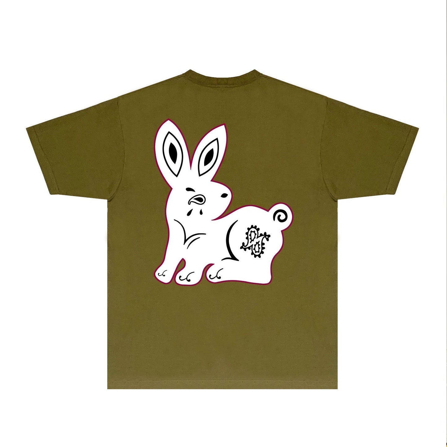 Amiri T-Shirt Rabbit Printed Short Sleeve T-shirt