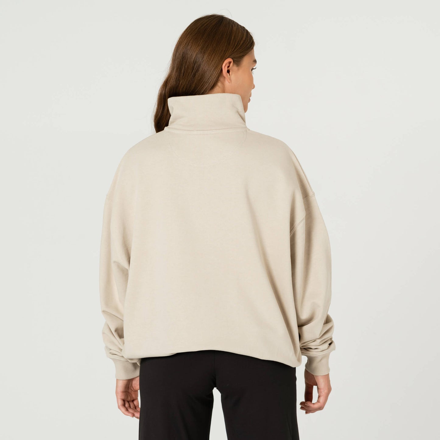 Quarter-Zip Relaxed Sweater