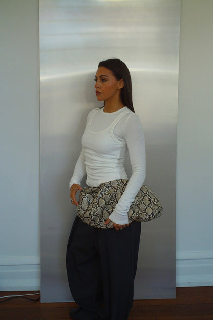Cristina Layered Long Sleeve White