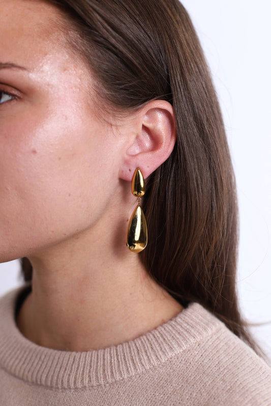 Charlotte Drop Earring 18K Gold Plated