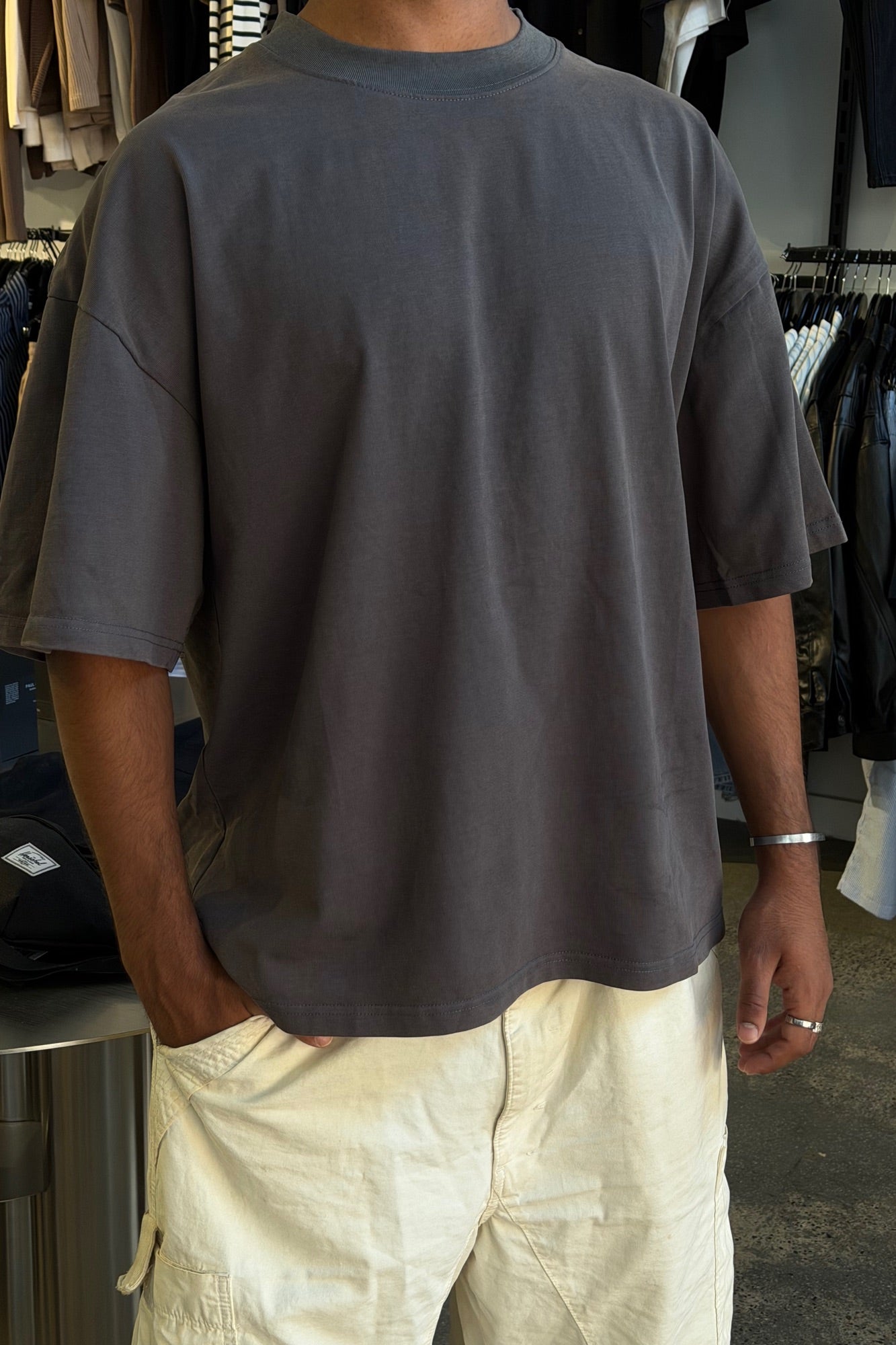 Charlie Crew Neck Wash Tee Acid