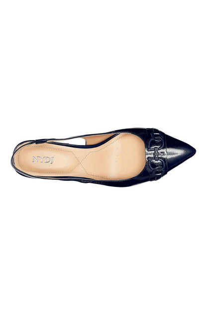 Sanya Slingback Heels - Navy