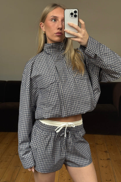 Hampton Bomber Plaid