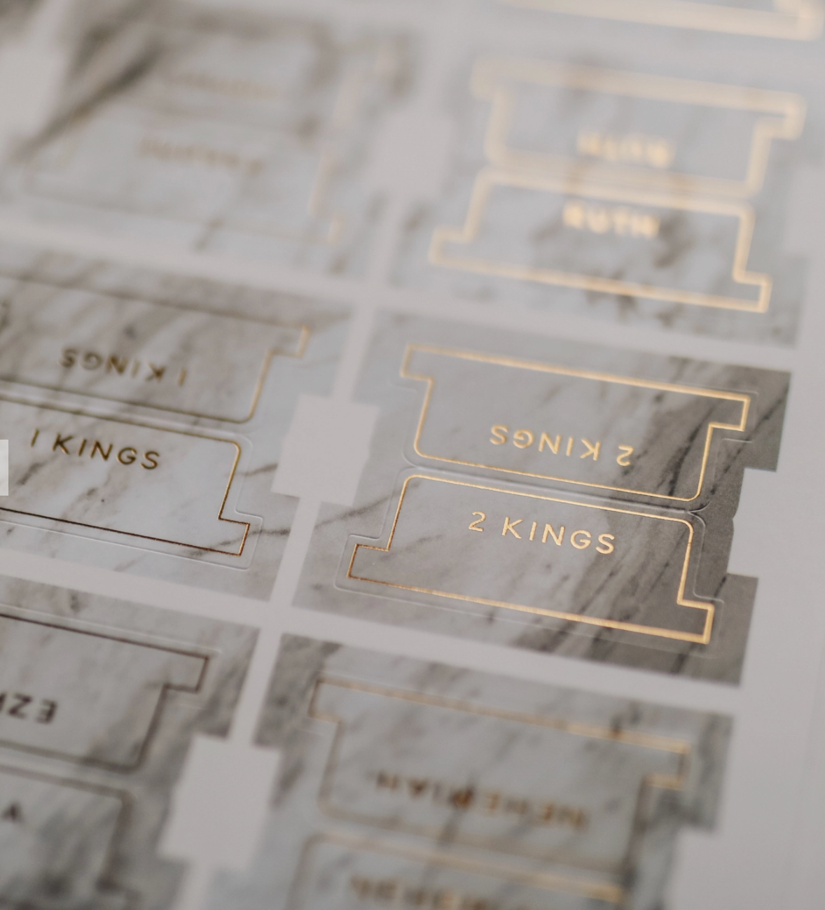 Marble Bible Tabs
