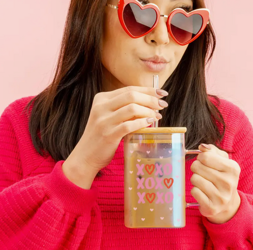 XOXO Glass Cup