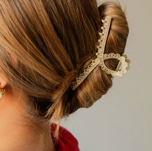 Queen Anne's Lace Claw Clip