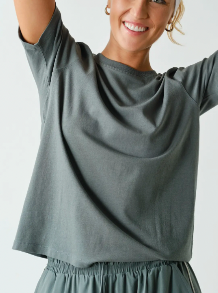 Tried & True Classic Basic Tee (Eucalyptus)