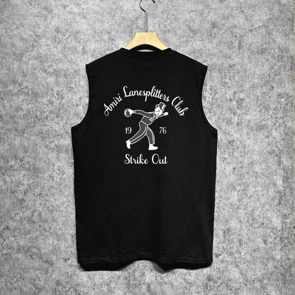 Amiri tank top bowling print