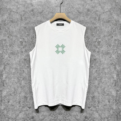 Amiri tank top with small simple letter print