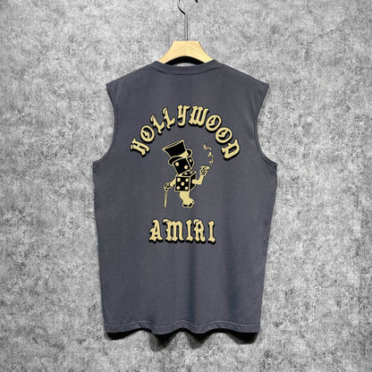 Amiri tank top dice man print