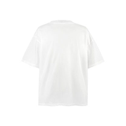 American vintage street T-shirt retro men's loose casual top