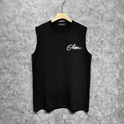Amiri tank top gypsophila printing