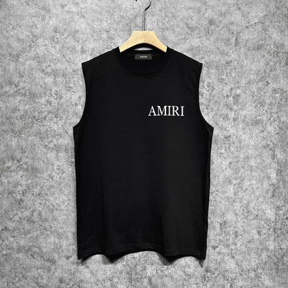 Amiri tank top angel sketch printing