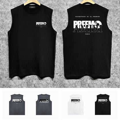 Amiri tank top six-pointed star printing