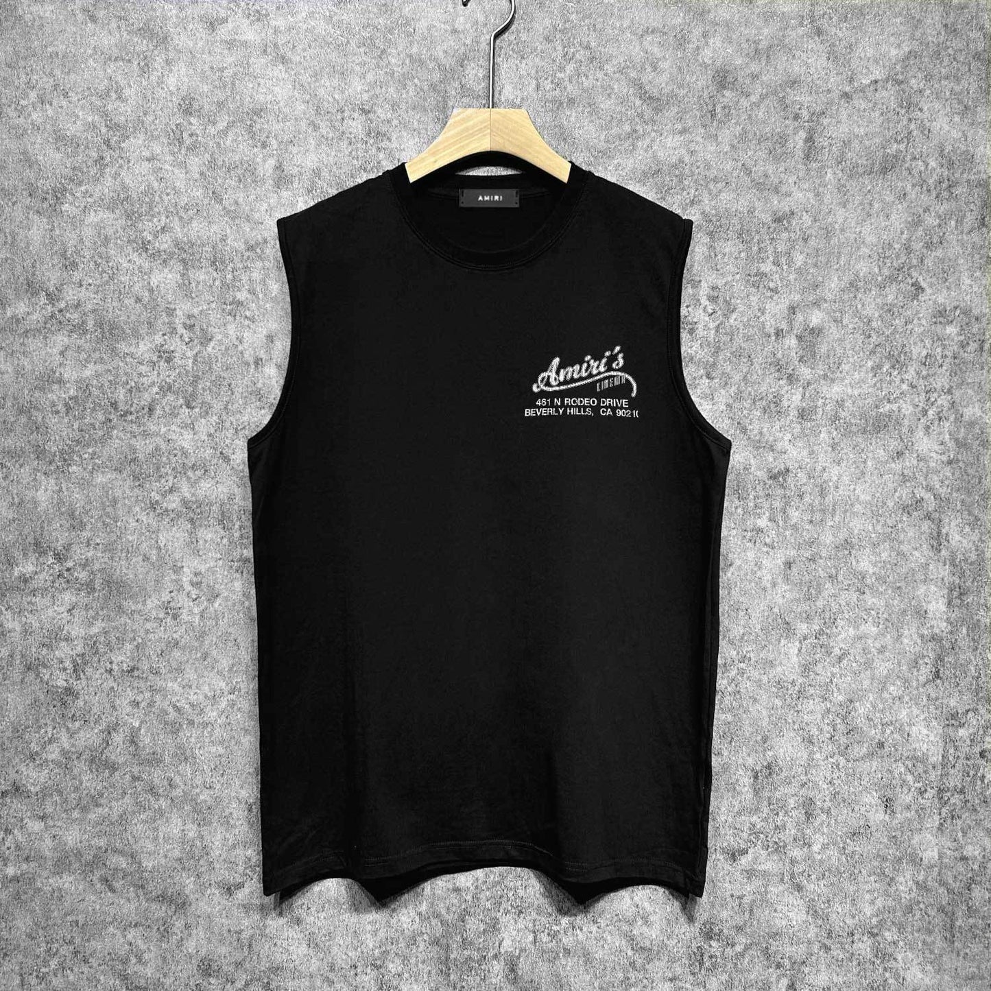 Amiri tank top bone crack print