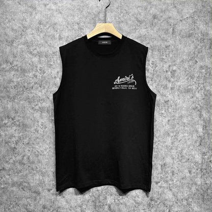 Amiri tank top bone crack print