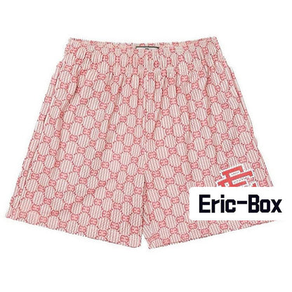 Grid Print Mesh Shorts