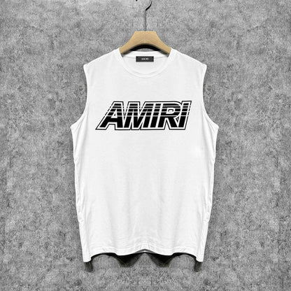 Amiri tank top missing grid printing