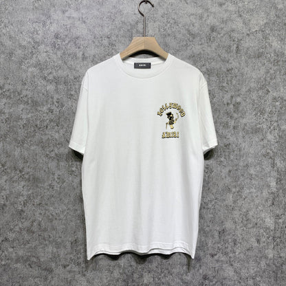 Amiri t shirts dice man printing short sleeves