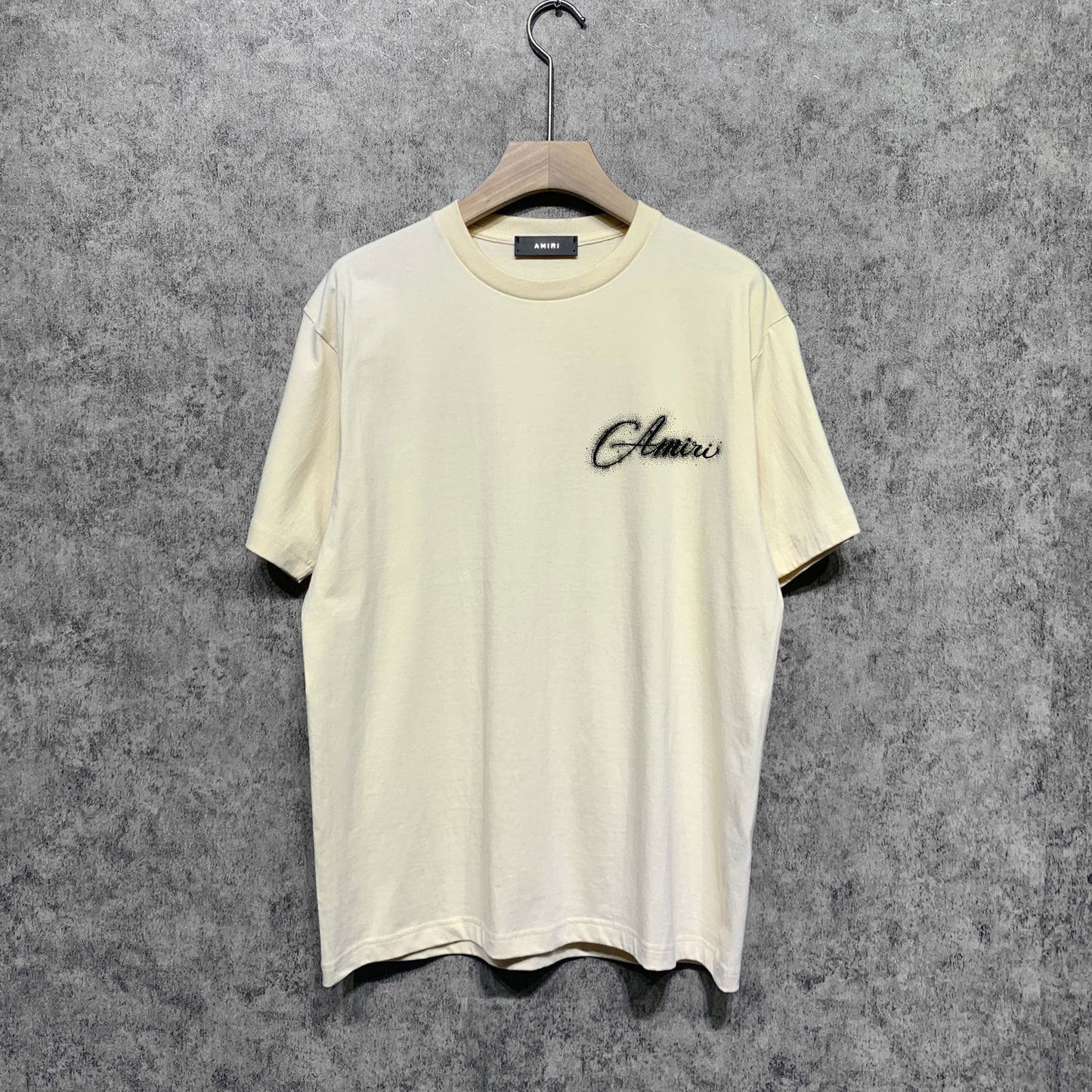 Amiri t shirts gypsophila printing short sleeve