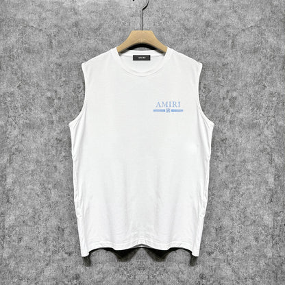 Amiri tank top with crayon horizontal stripes printing